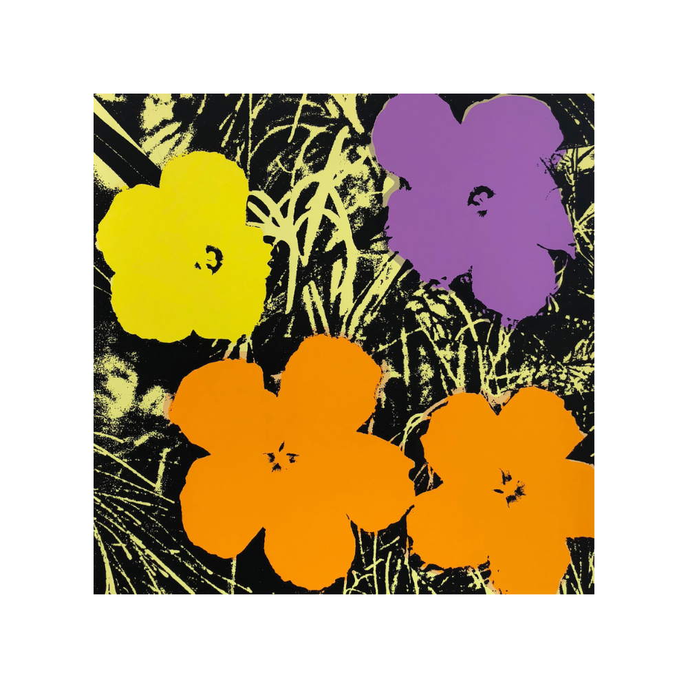 Andy Warhol - Flowers IV - 1980 - Sérigraphie Officielle