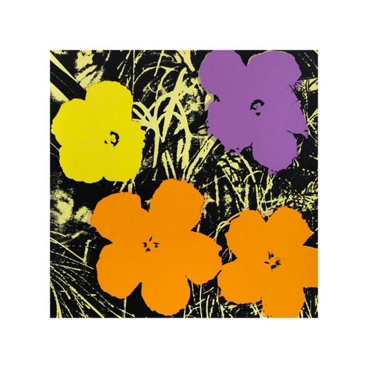 Andy Warhol - Flowers IV - 1980 - Serigrafia ufficiale
