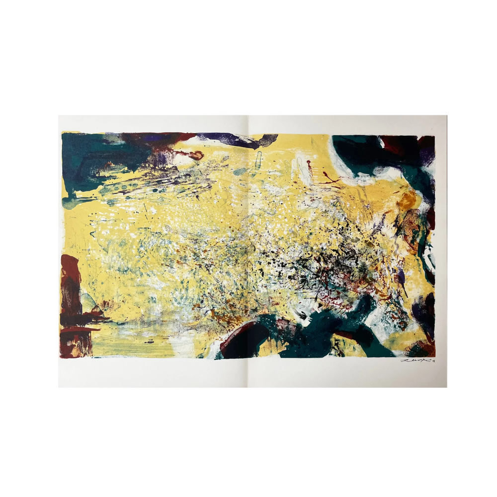 Zao Wou Ki, À La Gloire de l’image et art poétique (1976) XV