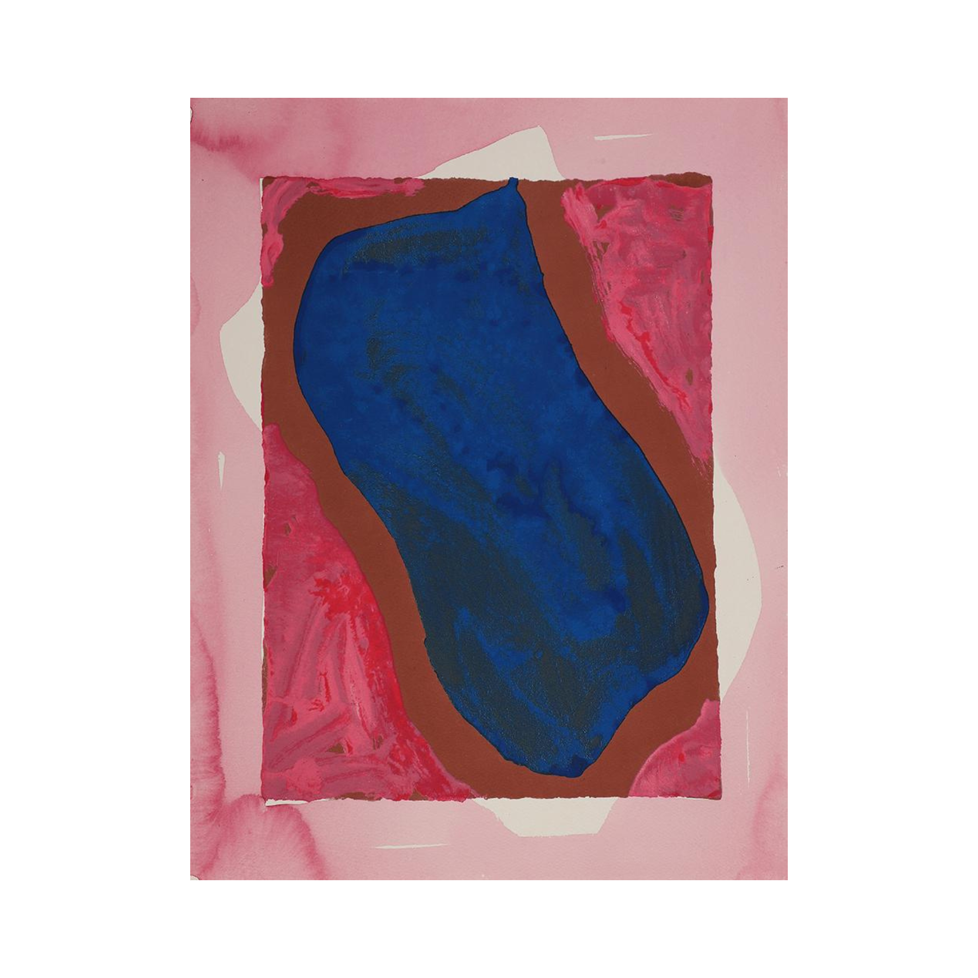 Claude Viallat - Composition I Unique monotype (from the portfolio Art pour la Paix)