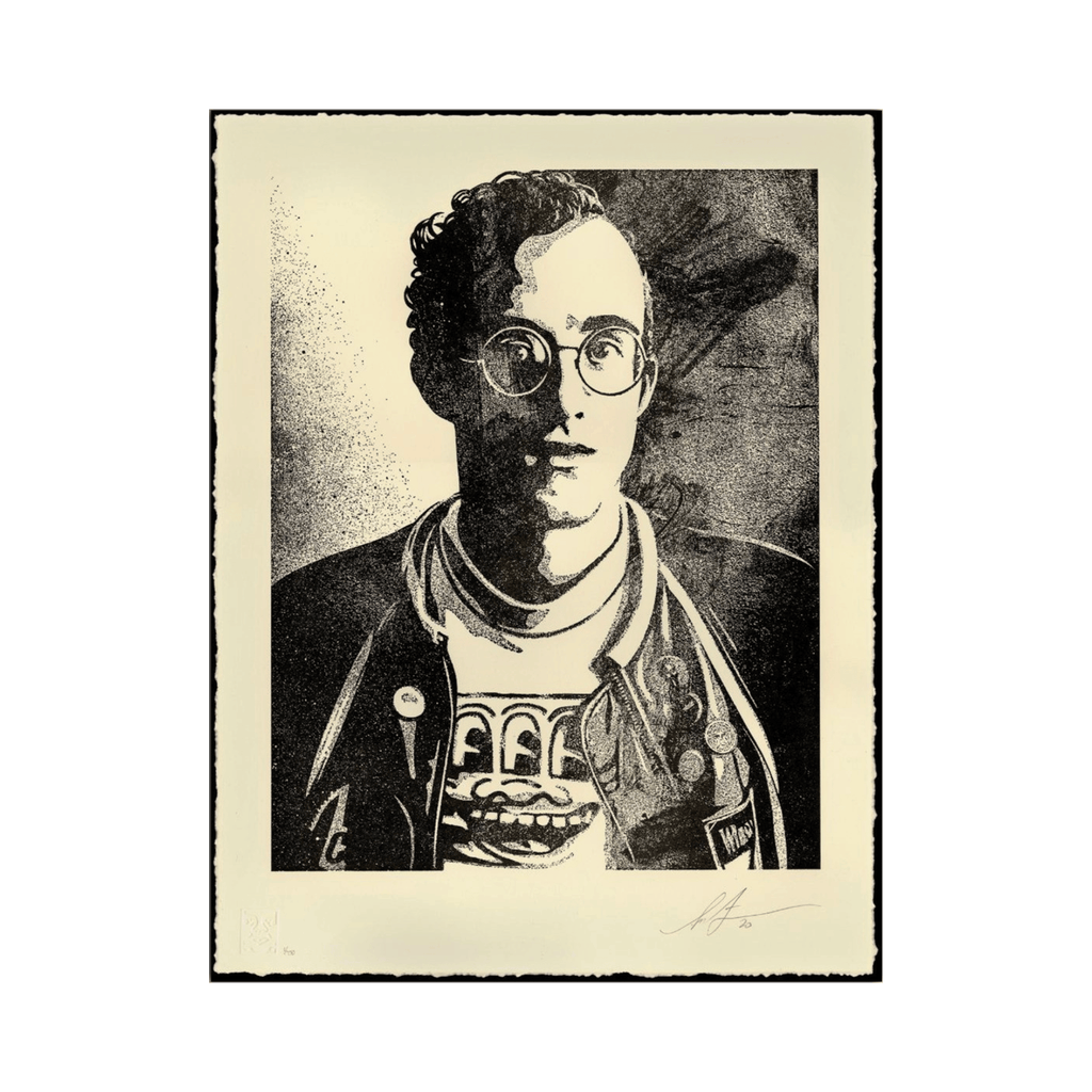 Shepard Fairey  - Art Is For Everybody, 2020 - Letterpress print on cream cotton paper with hand-debossed borders