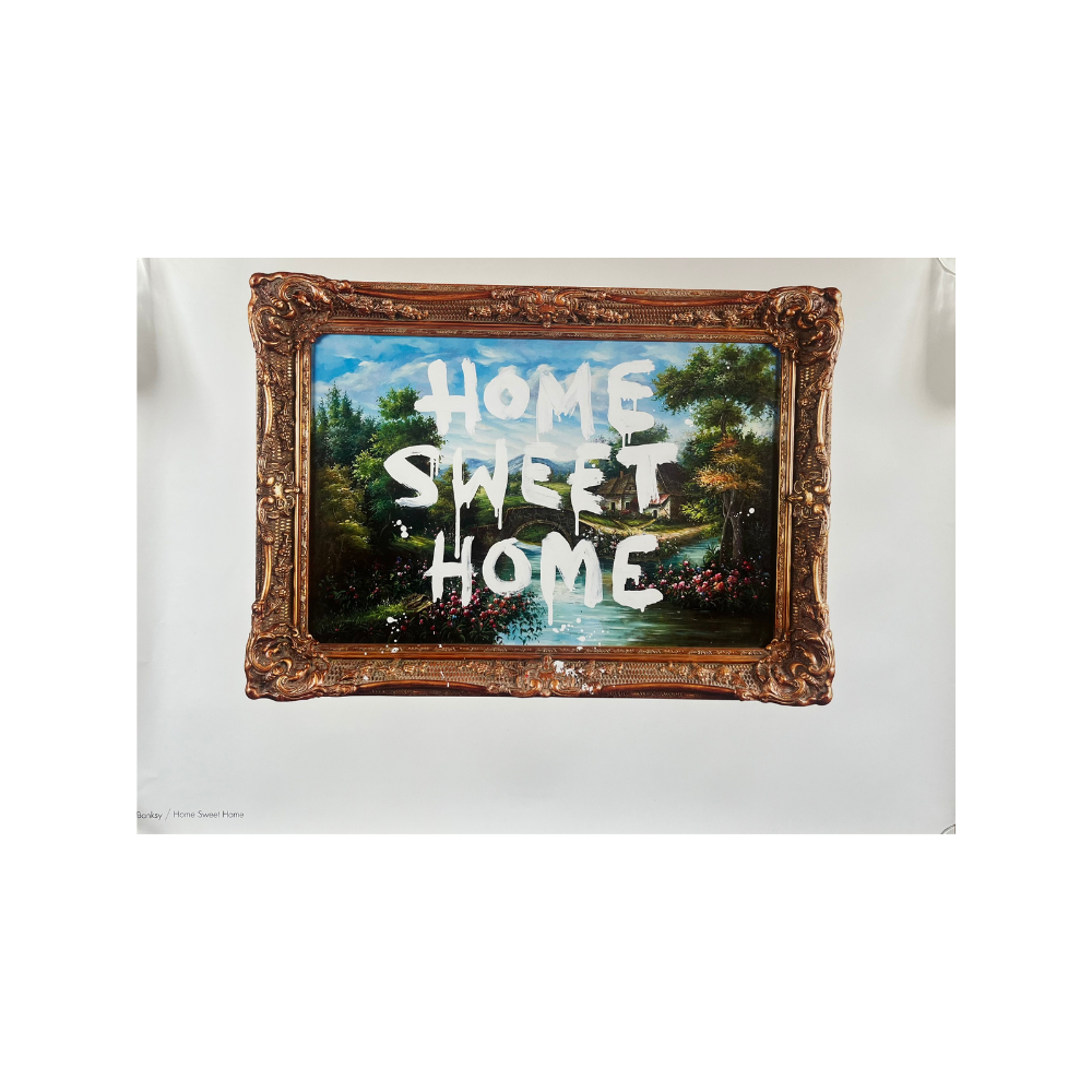Serigrafia offset - BANKSY x MocoMuseum - Home Sweet Home