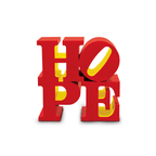 Robert Indiana - HOPE (Red/Yellow) 2009-2013