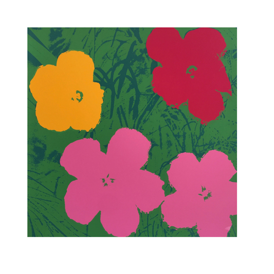 Andy Warhol - Flowers V - 1980 - Serigrafia ufficiale