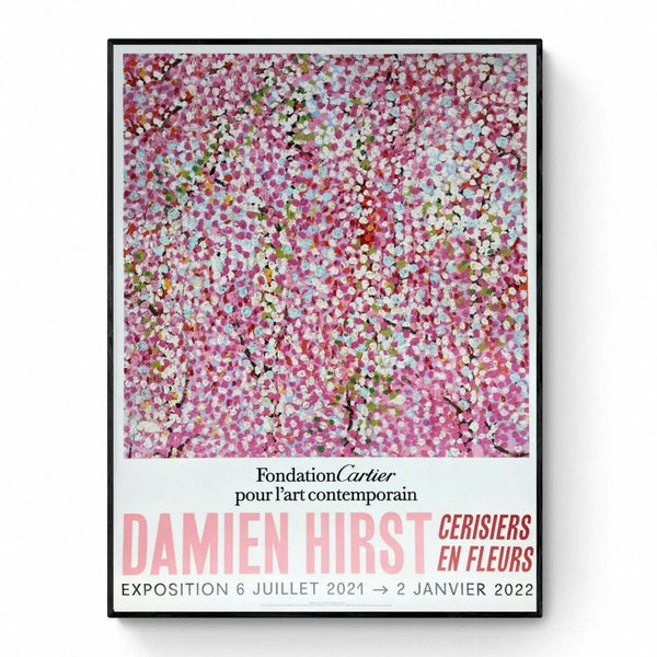 Damien Hirst, Cherry Blossom 4/6, exhibition poster – LYNART