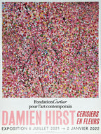 Damien Hirst - Cherry Blossom - Fondation Cartier Paris ©, Affiche originale d'exposition 6/6 L.Y.N.A.R.T Store
