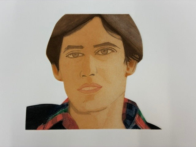 Alex Katz – Michael Lally (from the Face of the Poet portfolio) 1978 – image 4
