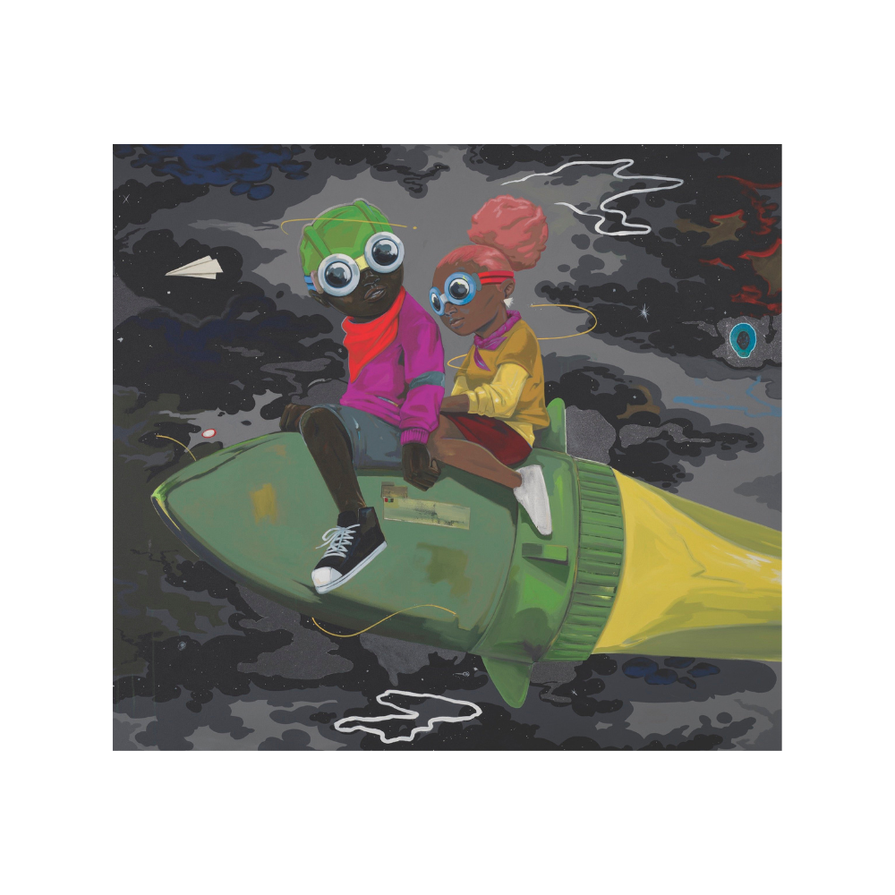 Hebru Brantley, Finally Some Alone Time, Lithograph