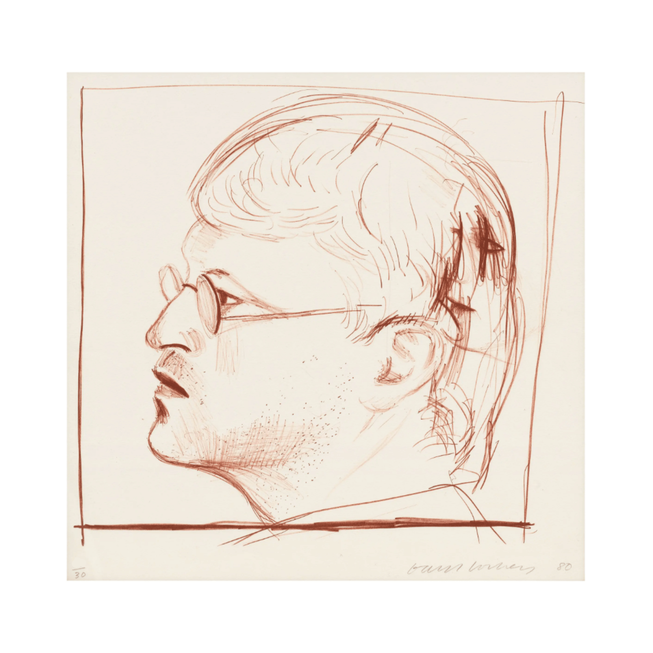 David Hockney - Self-Portrait (1980) I Limited Edition