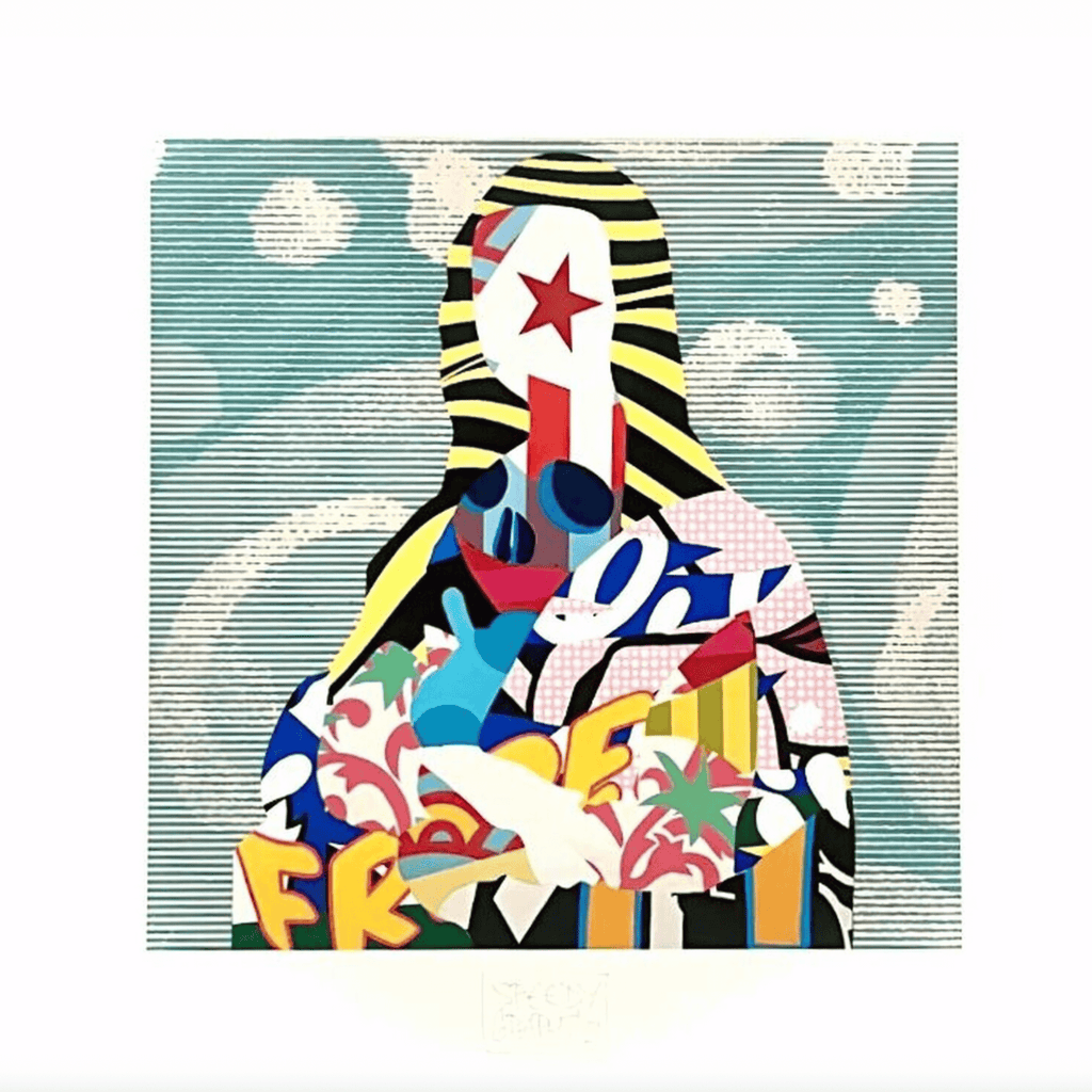 Speedy Graphito, Mona Lisa (Main Edition) - Unique screenprint 1/1 on 300gsm high-quality cotton art paper