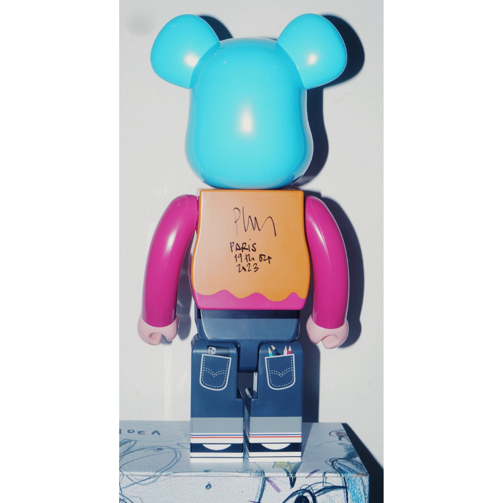 Edgar Plans x 1000% Be@rbrick “Power is in you!” 2023 Signed edition