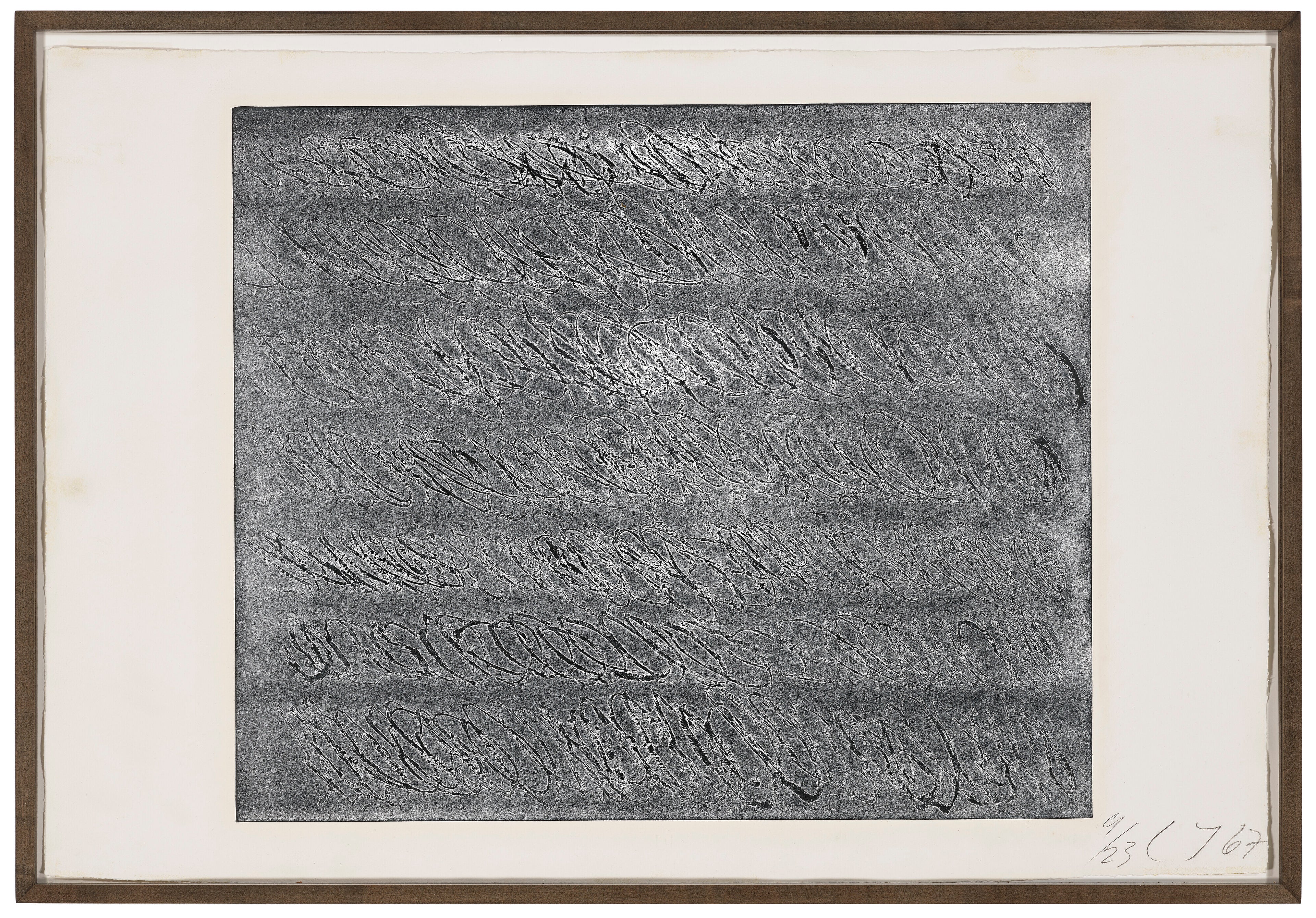 CY TWOMBLY, Sans titre II (1967)