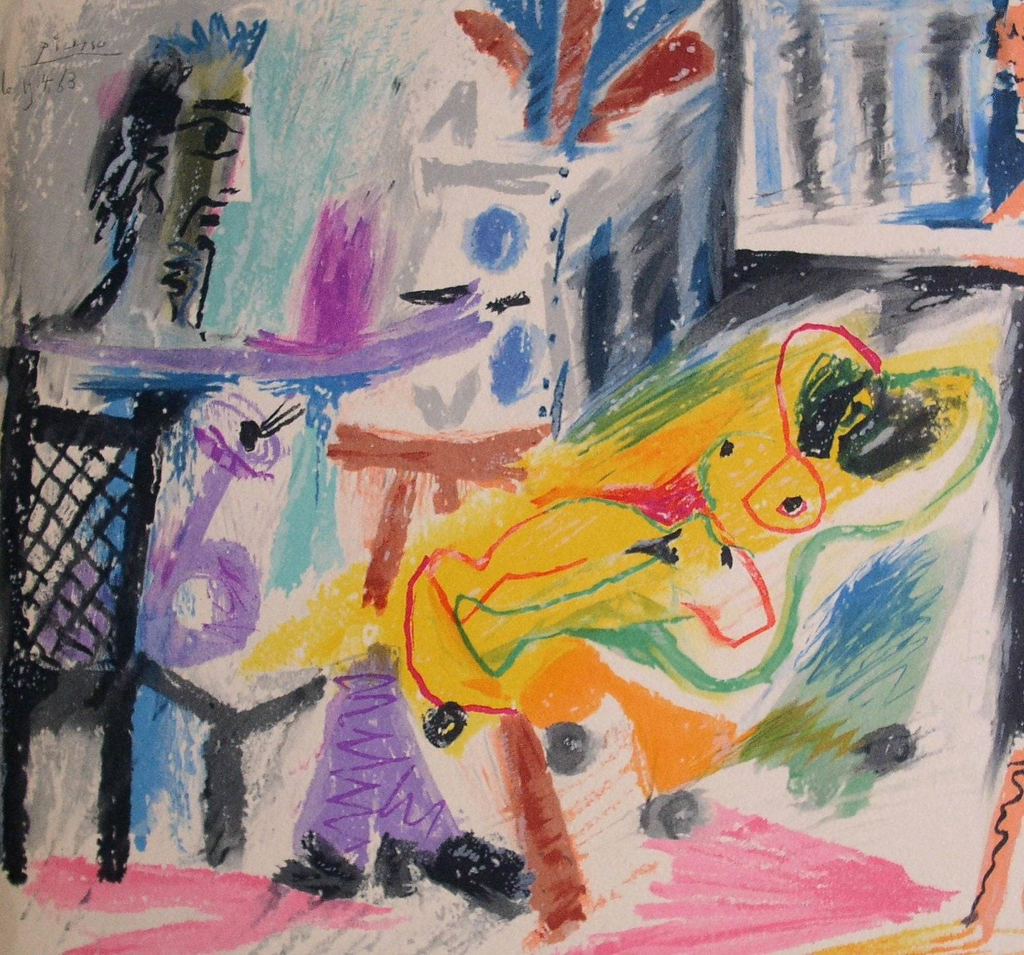 Pablo Picasso – Le Peintre et son modèle (1964)