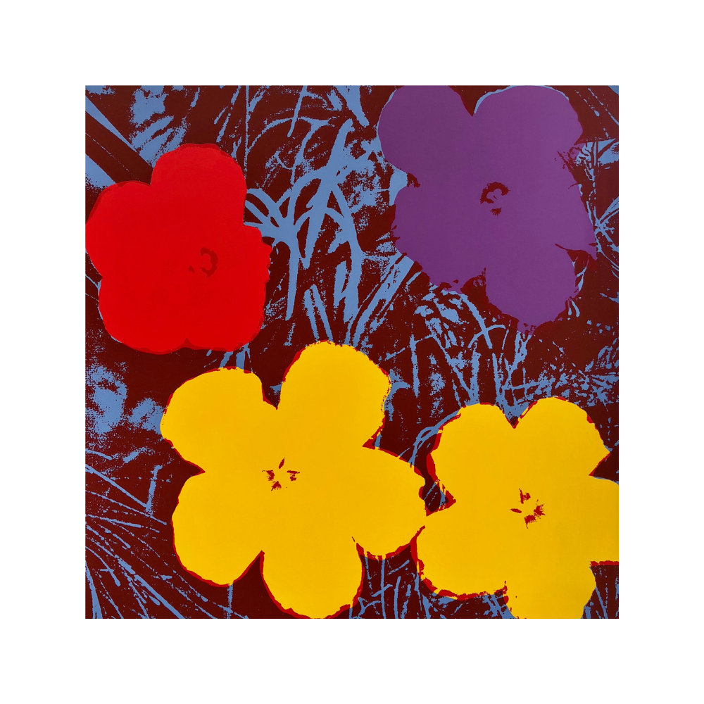 Andy Warhol - Flowers VIII - 1980 - Sérigraphie Officielle