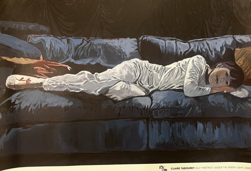 Claire Tabouret - Self-portrait under the moonlight
