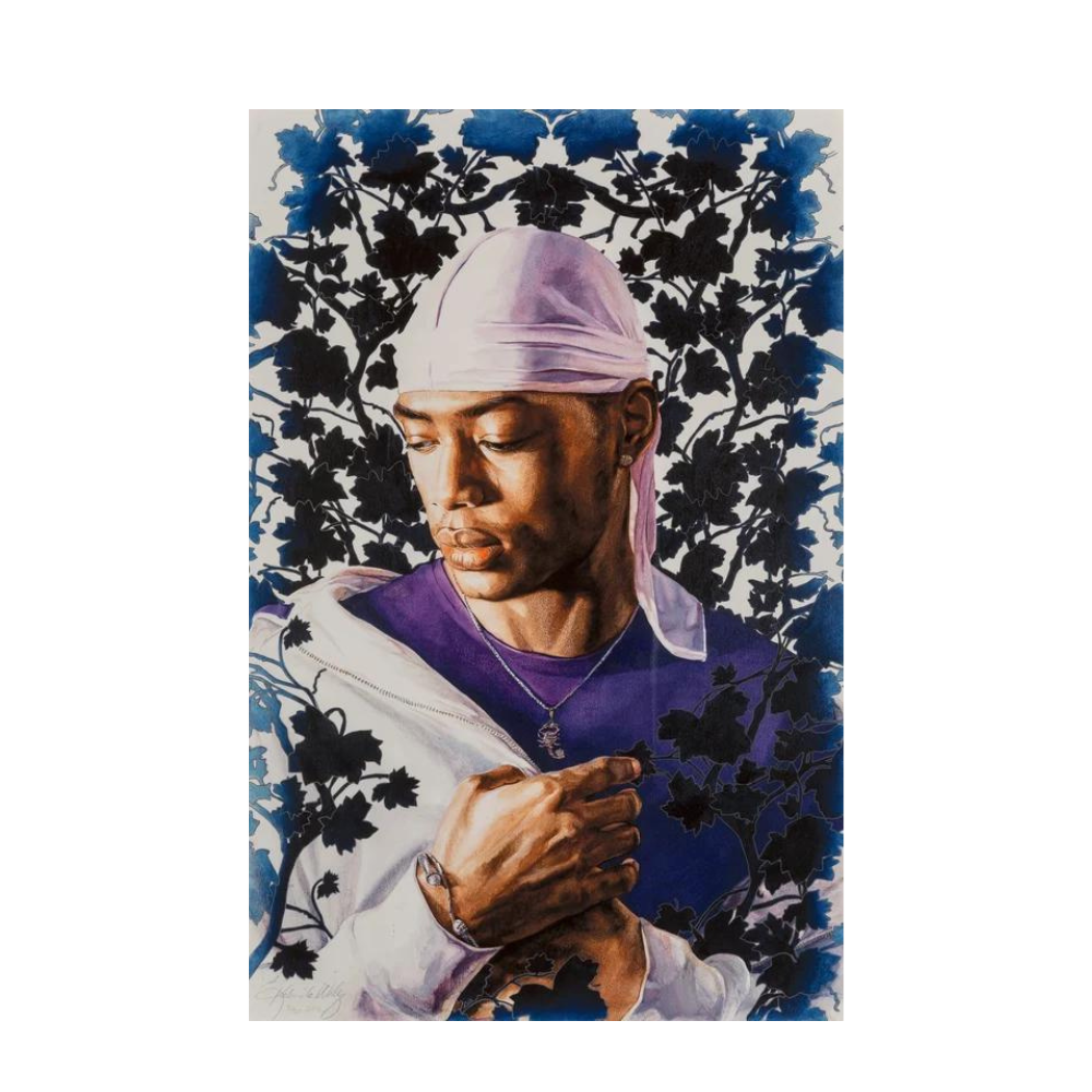 Kehinde Wiley  - Tomb of Pope Alexander VII Study I, 2016