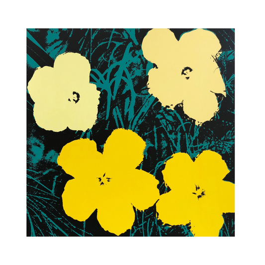 Andy Warhol - Flowers IX - 1980 - Serigrafia ufficiale