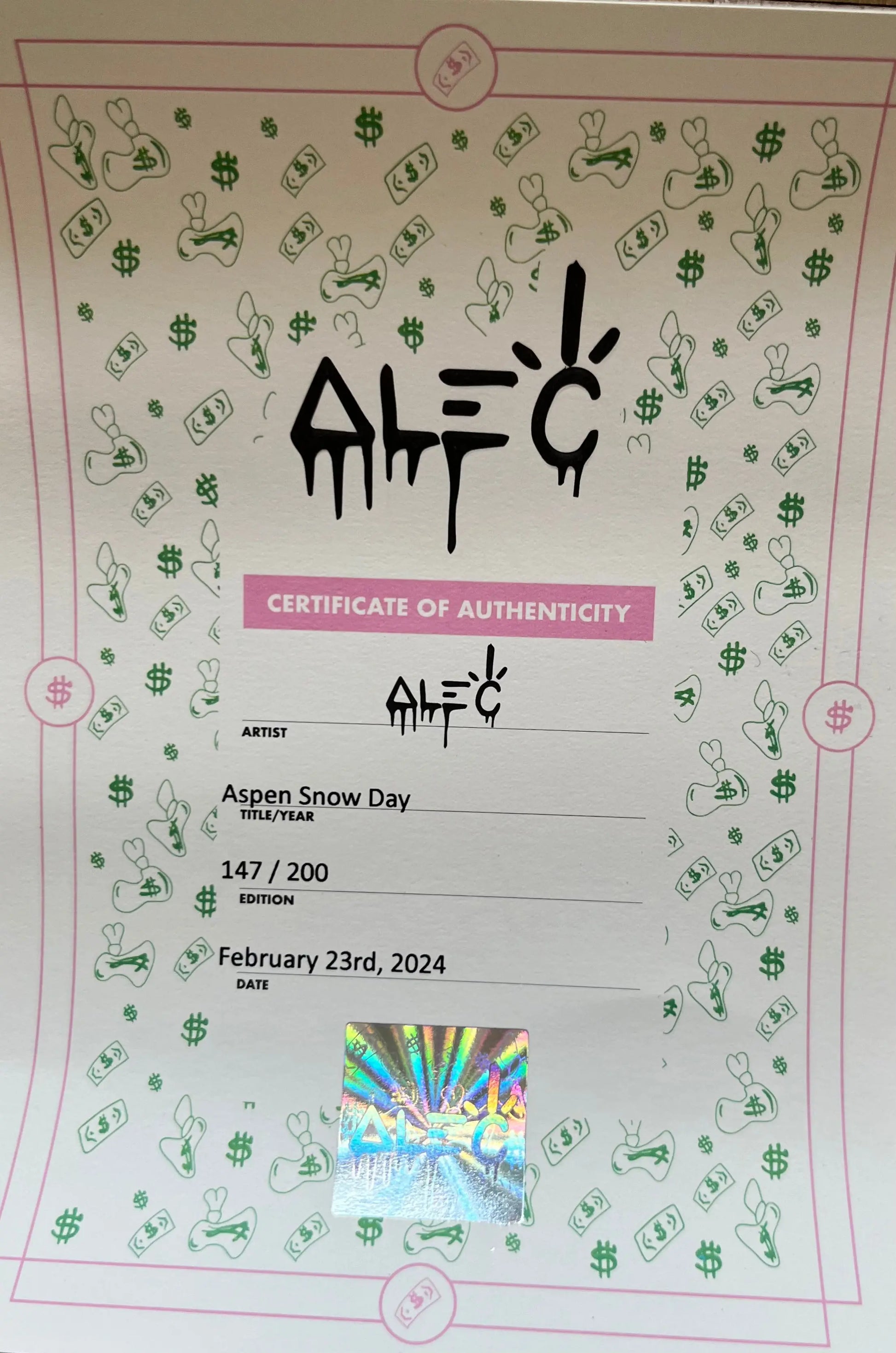 ALEC MONOPOLY - Aspen Snow Day L.Y.N.A.R.T Store