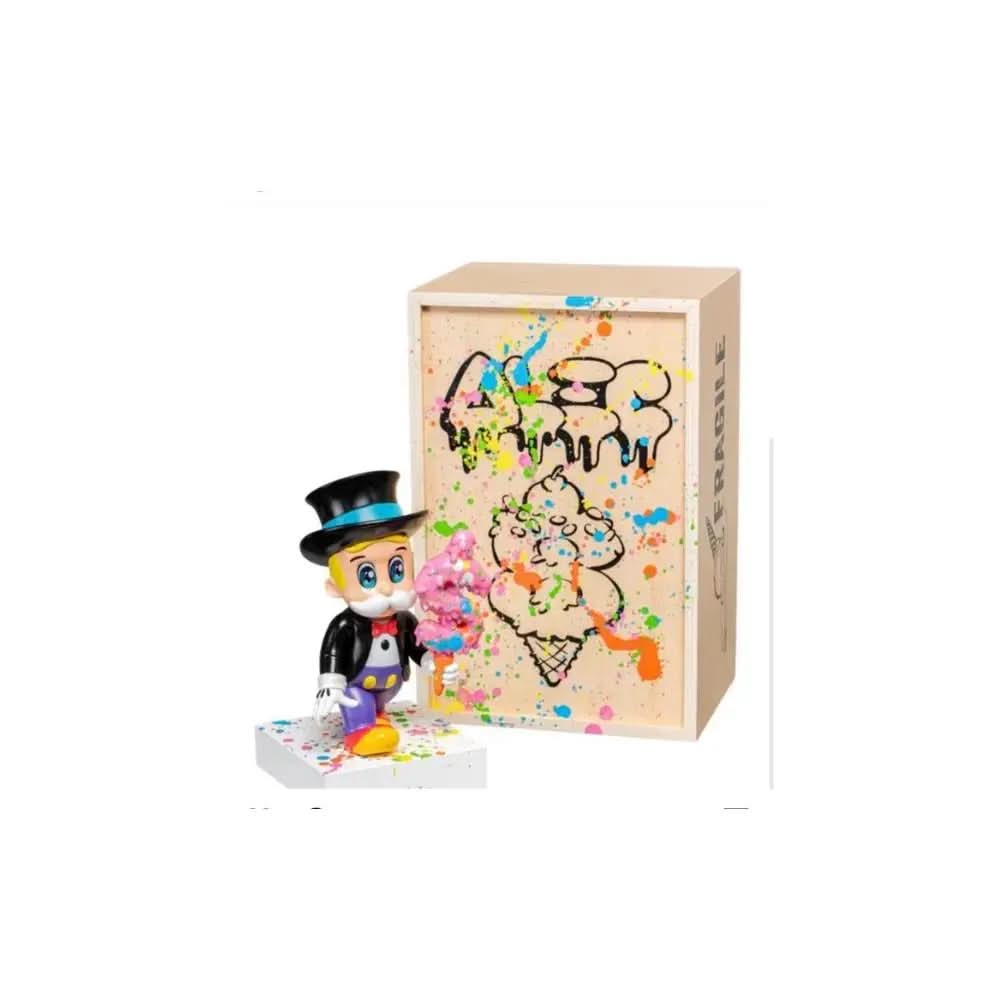 ALEC MONOPOLY - ICE CREAM RICHIE (2024) - hand-finished resin sculpture