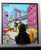 ALEC MONOPOLY, Monopoly Team riding through NY (2019) L.Y.N.A.R.T Store