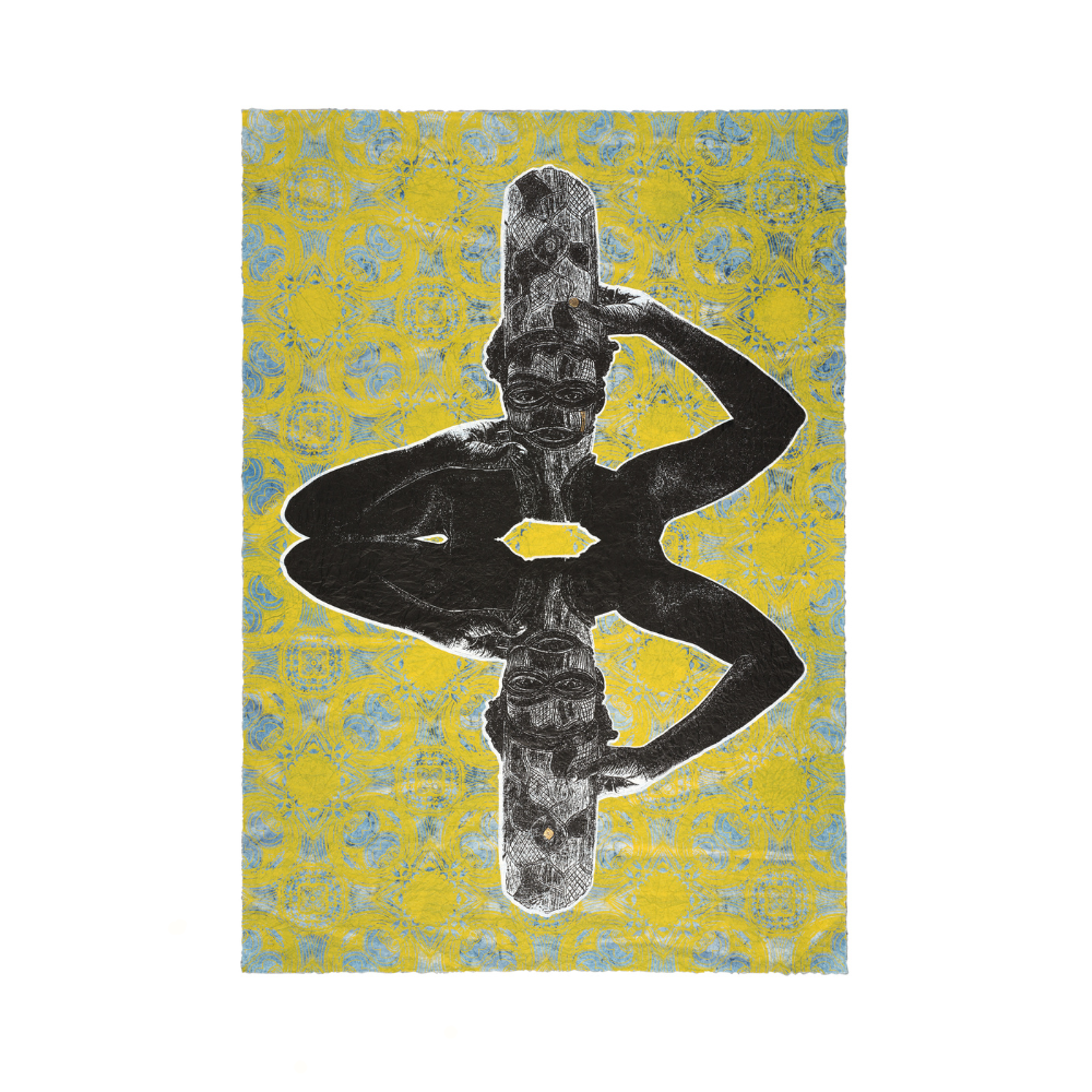 Adama Delphine Fawundu, Untitled / For the Maroon in We, 2023 - Screenprint