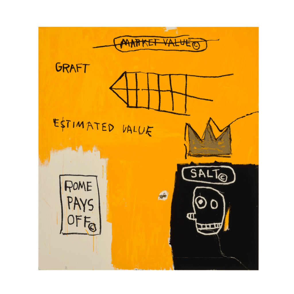 After Jean-Michel Basquiat, Rome Pays Off, from Portfolio II, 2004 - Screenprint