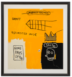 After Jean-Michel Basquiat, Rome Pays Off, from Portfolio II, 2004 LYNART STORE