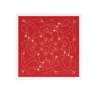 Ai Wei Wei, Middle Finger in Red - 2-color screenprint with white gold
