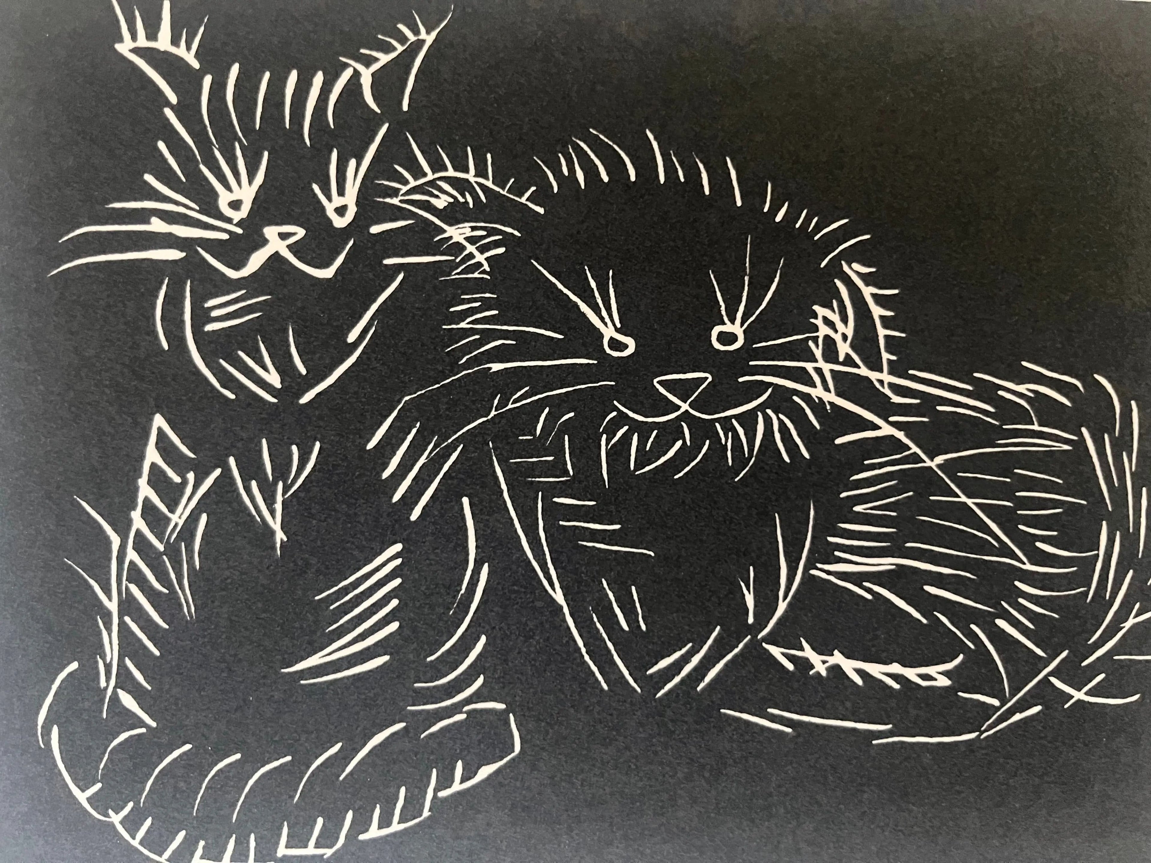 Ai Weiwei Cat, Black, 2023 LYNART STORE