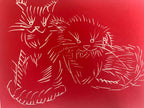 Ai Weiwei, Cats (Red), 2023 LYNART STORE