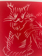 Ai Weiwei, Cats (Red), 2023 LYNART STORE