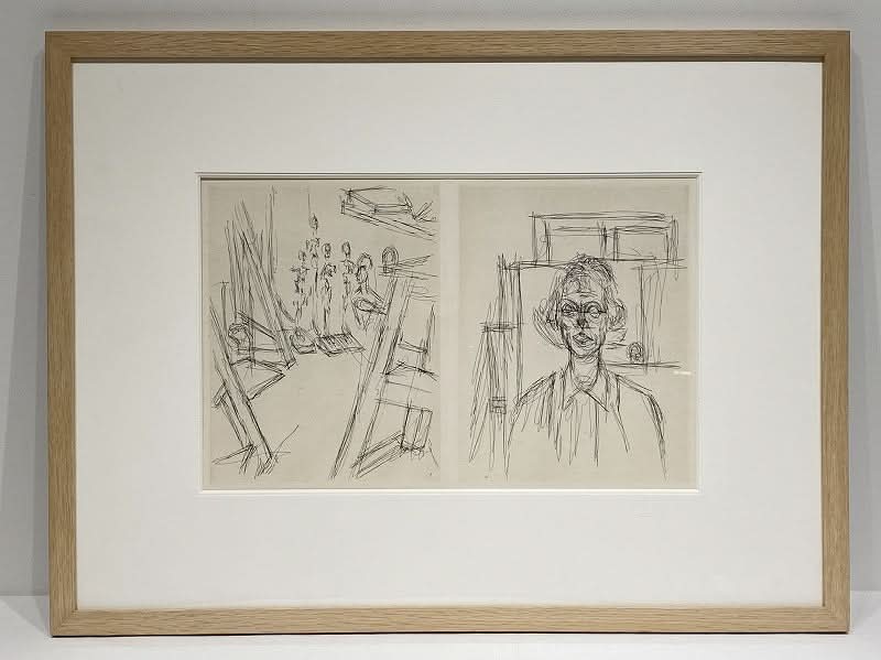 Alberto GIACOMETTI - Studio with Annette, from La Double Vue (1964) LYNART STORE