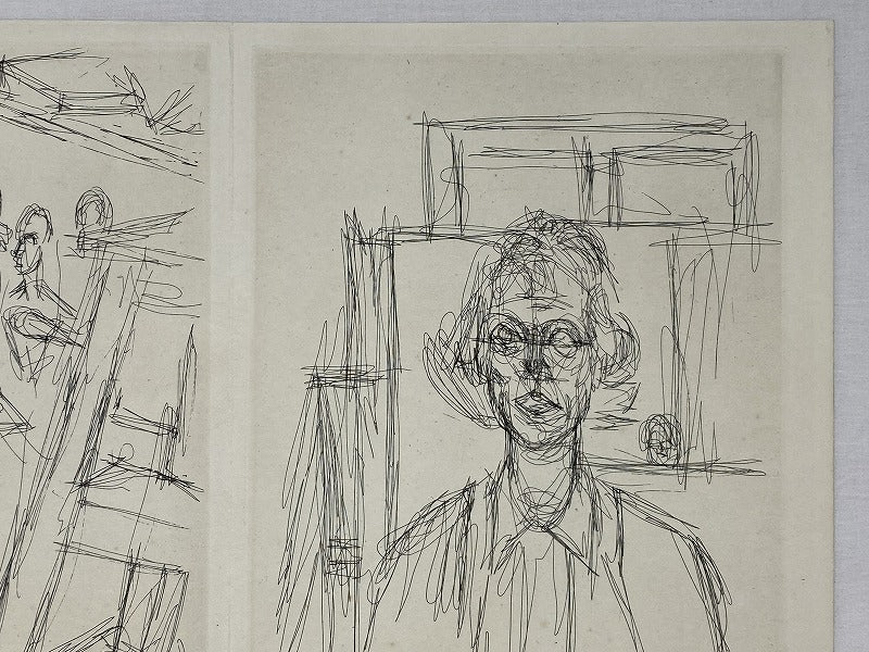 Alberto GIACOMETTI - Studio with Annette, from La Double Vue (1964) LYNART STORE