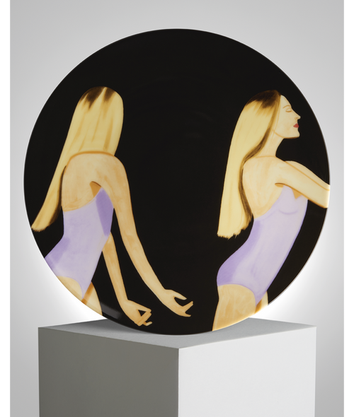 Alex Katz, Porcelaine Plate, Sara Mearns LYNART STORE