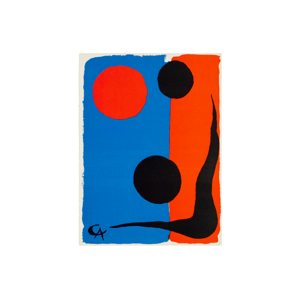 Alexander Calder - Untitled, from Derrière le miroir (1966) - Color lithograph