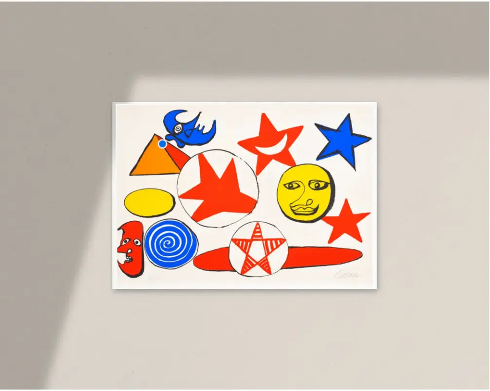 Alexander Calder, Untitled, L'etoile rouge (The Red Star) 1976 LYNART STORE