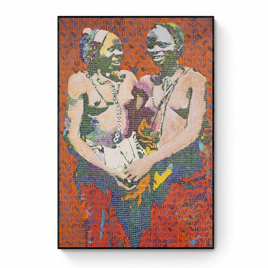 Aliougne Diagne - Jeunes Peulhes Sénégalaises, 2019, Lithographie LYNART STORE