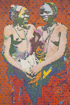 Aliougne Diagne - Jeunes Peulhes Sénégalaises, 2019, Lithographie LYNART STORE