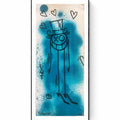André Saraiva , Mr A STAND Blue, 2020 - Screen print, signed and numbered
