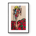 Andres Valencia - Alberto the Clown, Lithographie finie à la main -  Archival pigment print 