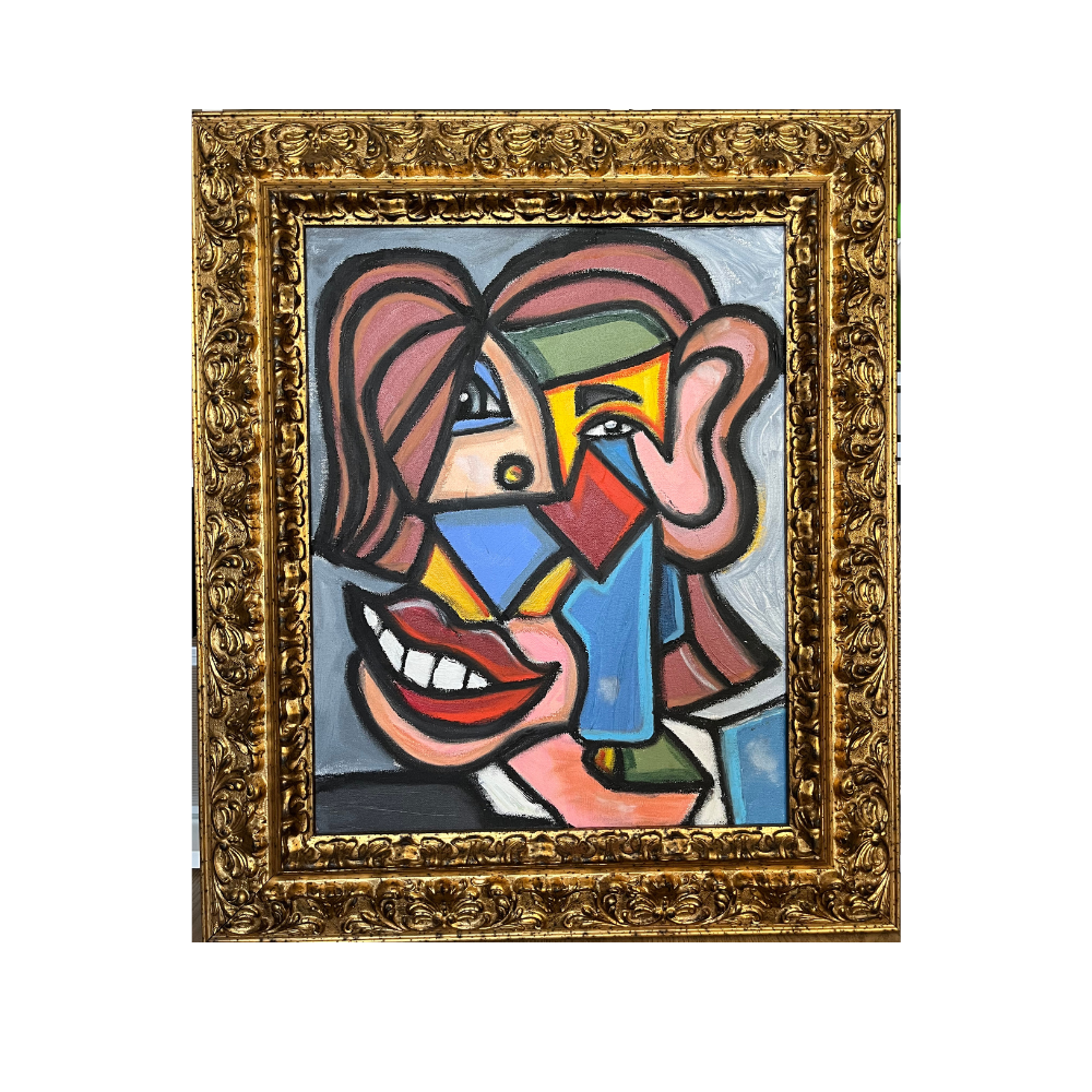 Andres Valencia - George Condo _ Acrylic on canvas