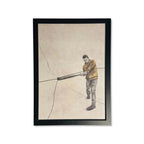 Andrew Scott , Smash (Gold), 2024 - Digitally produced on Velvet Ultra 300gsm