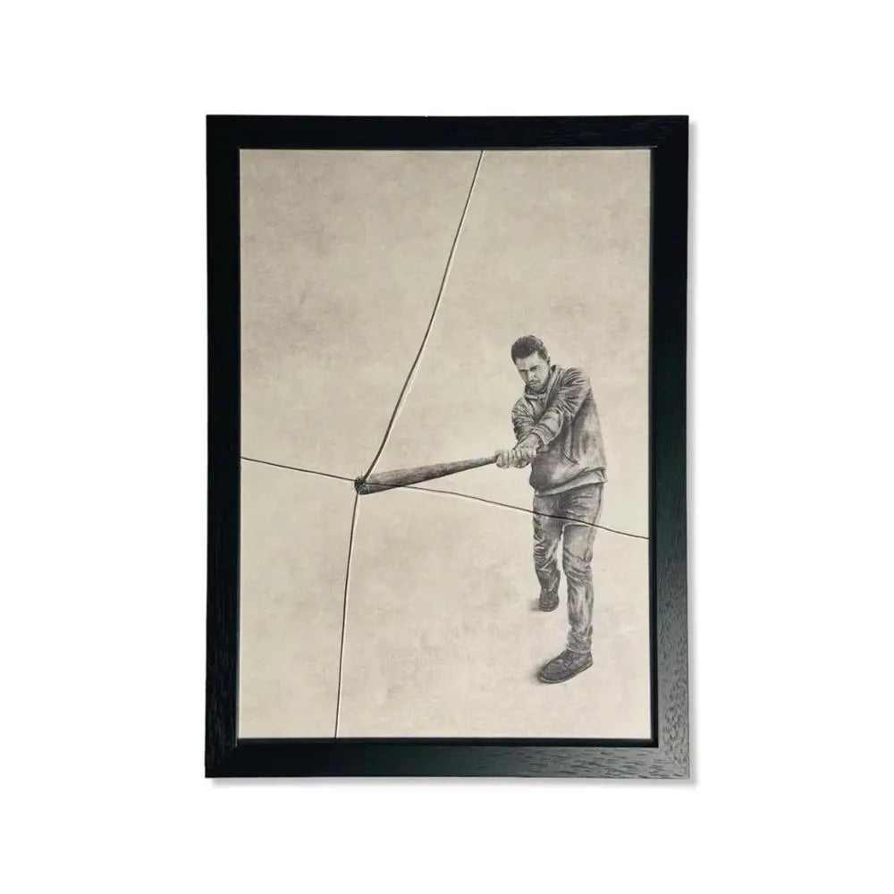 Andrew Scott , Smash (Grayscale), 2024 LYNART STORE