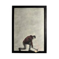 Andrew Scott, Escape, 2023 - Watercolor paper, broken glass