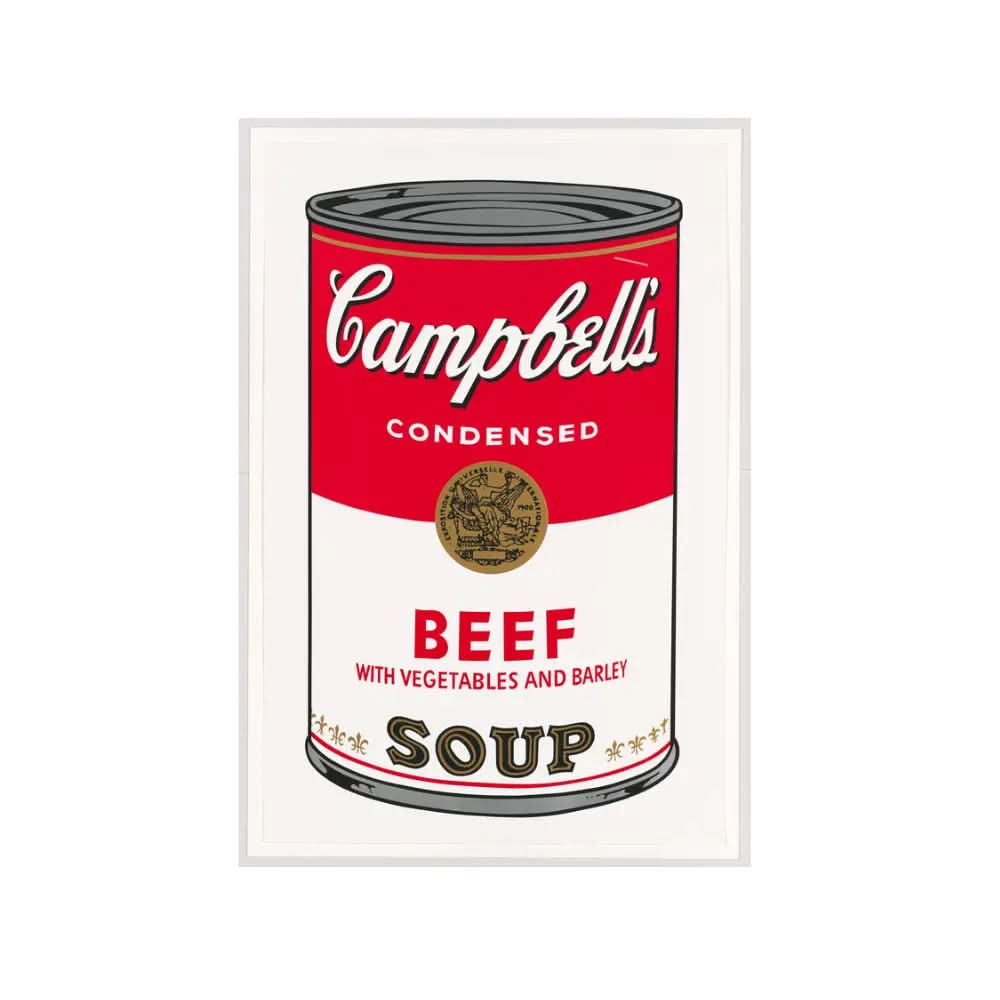 Andy Warhol - Campbell's Soup Can - Beef - Sérigraphie Officielle L.Y.N.A.R.T Store