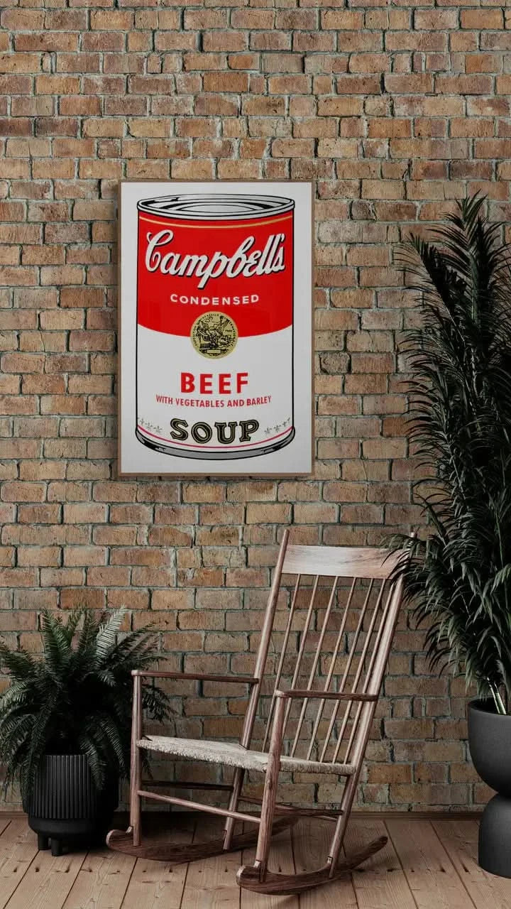 Andy Warhol - Campbell's Soup Can - Beef - Sérigraphie Officielle L.Y.N.A.R.T Store