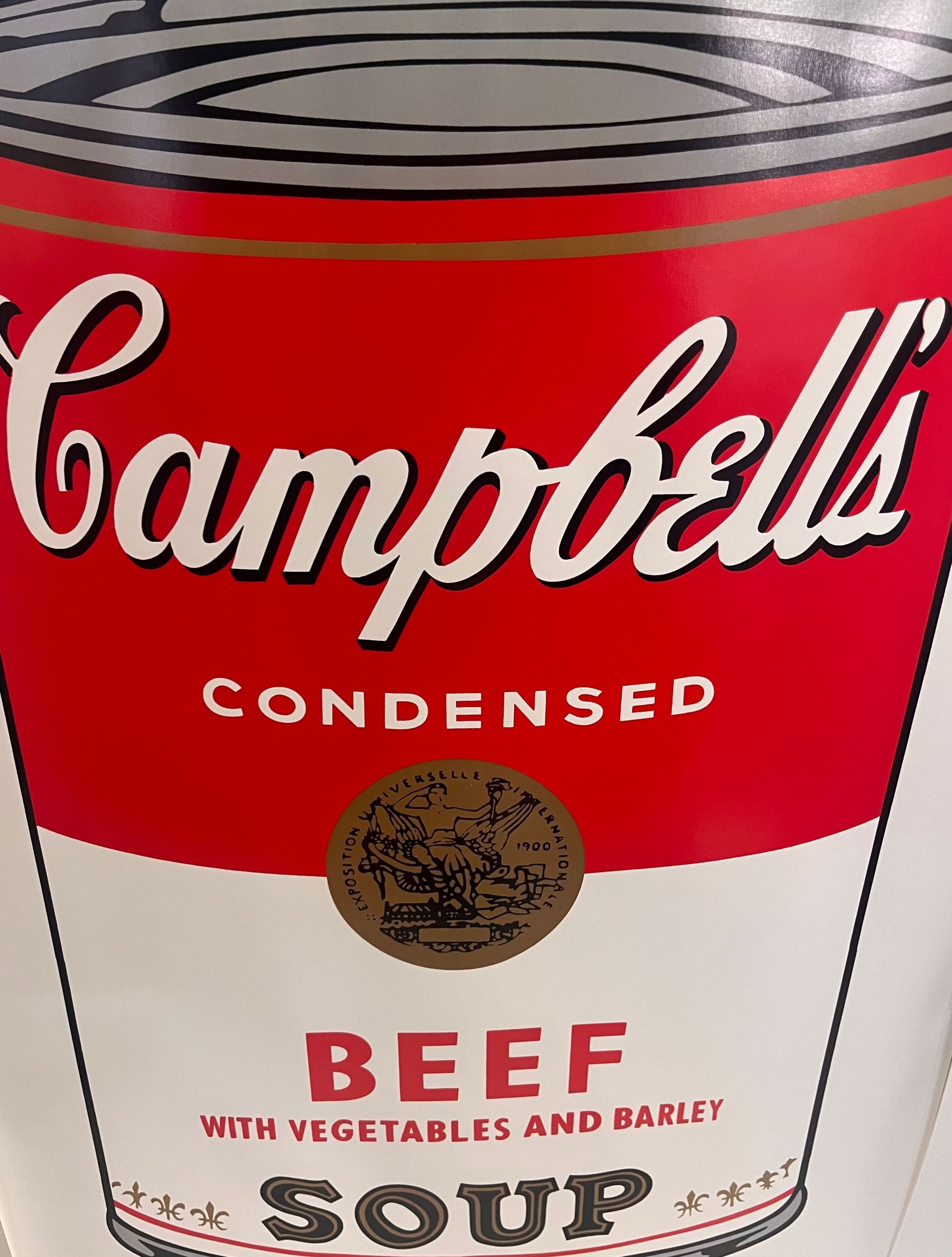Andy Warhol - Campbell's Soup Can - Beef - Sérigraphie Officielle L.Y.N.A.R.T Store