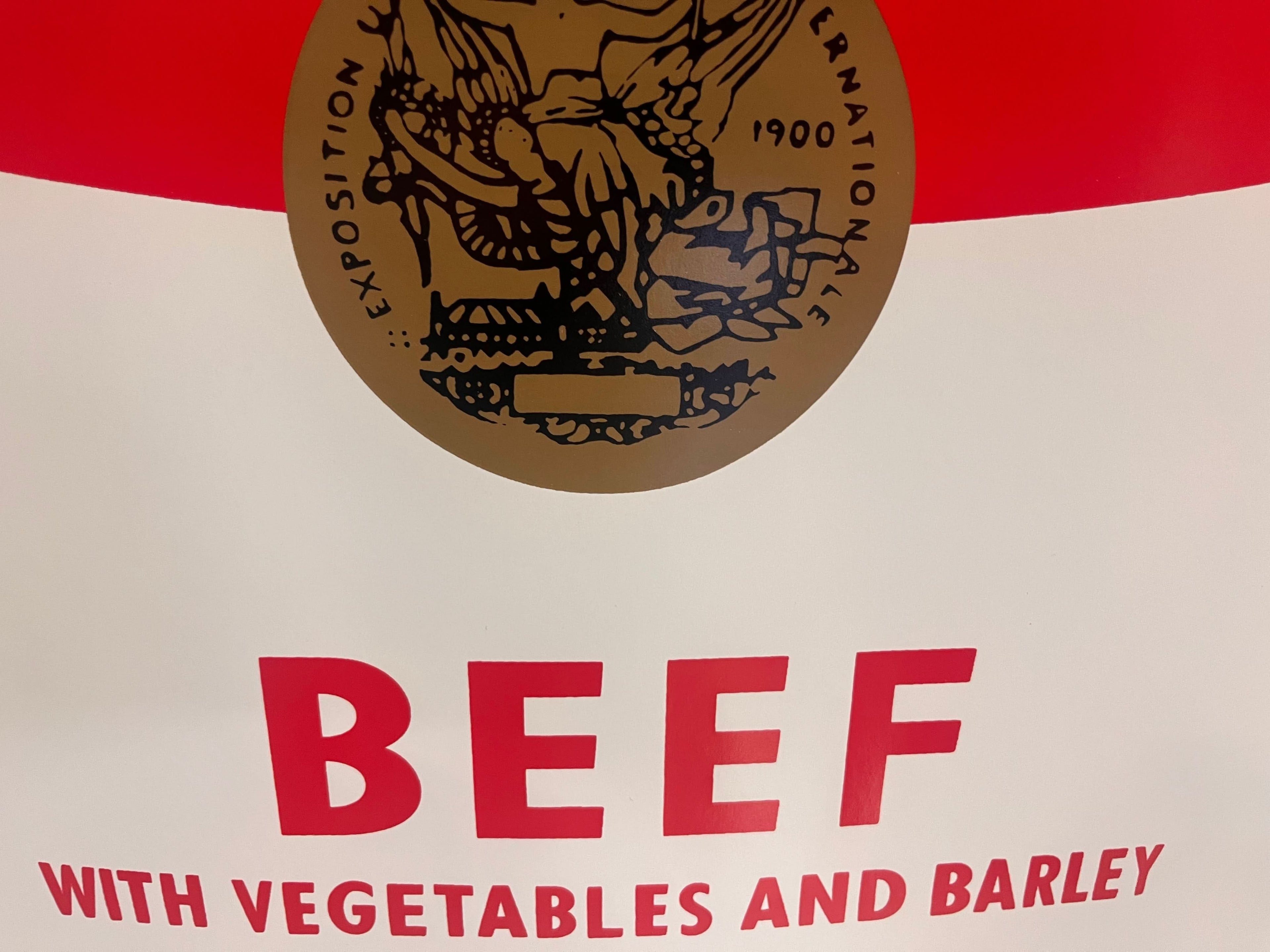 Andy Warhol - Campbell's Soup Can - Beef - Sérigraphie Officielle L.Y.N.A.R.T Store