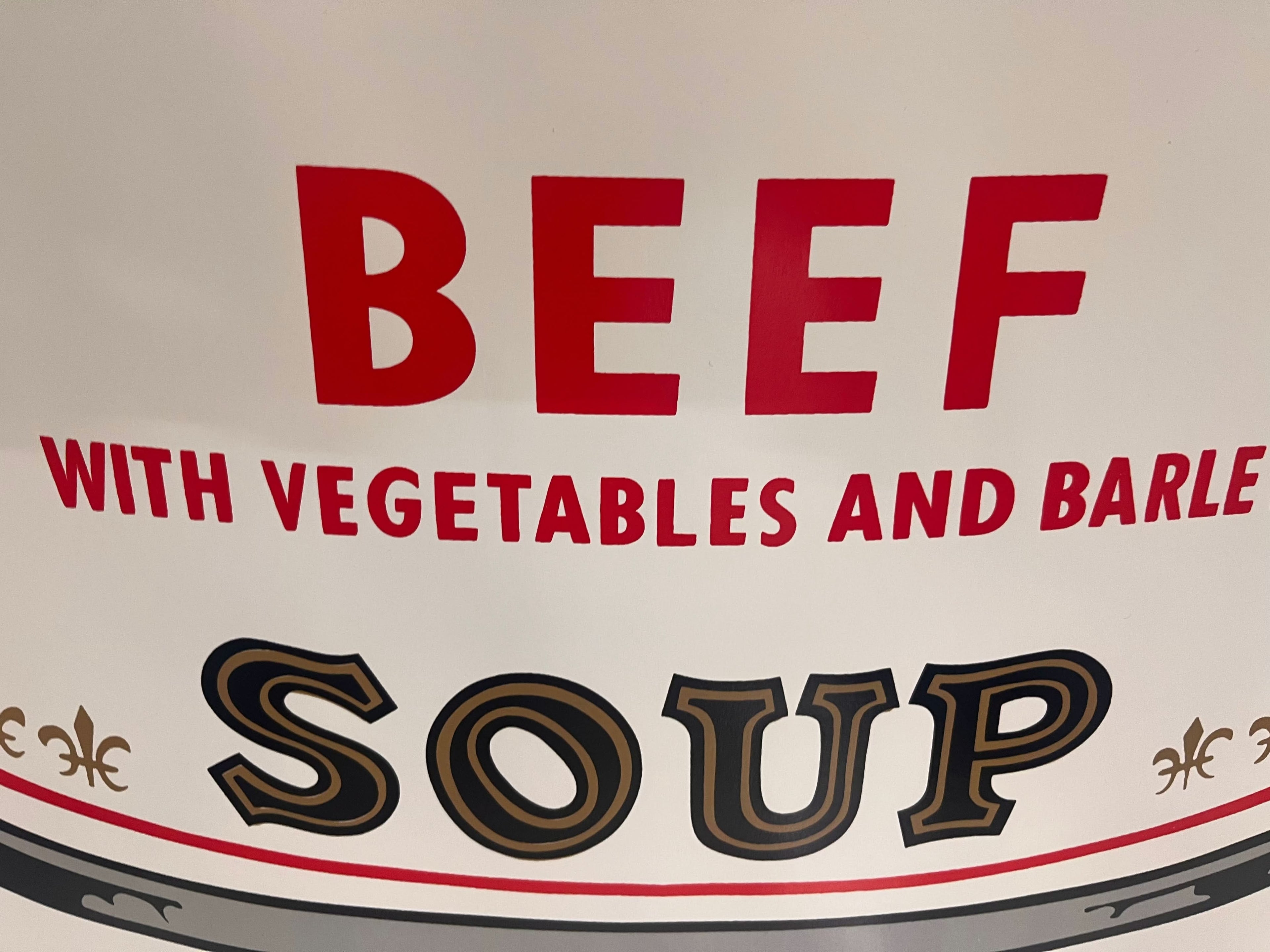 Andy Warhol - Campbell's Soup Can - Beef - Sérigraphie Officielle L.Y.N.A.R.T Store