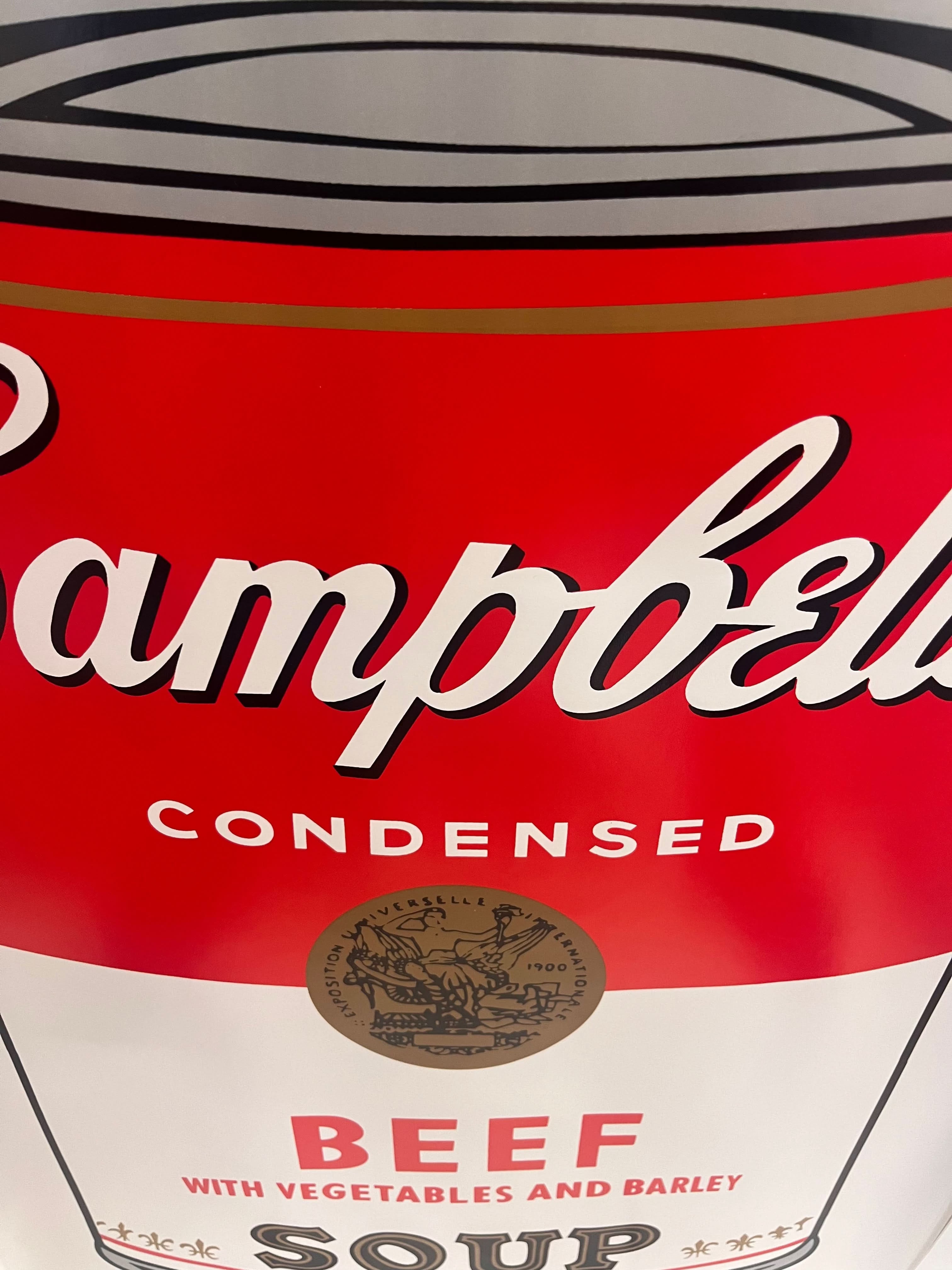 Andy Warhol - Campbell's Soup Can - Beef - Sérigraphie Officielle L.Y.N.A.R.T Store